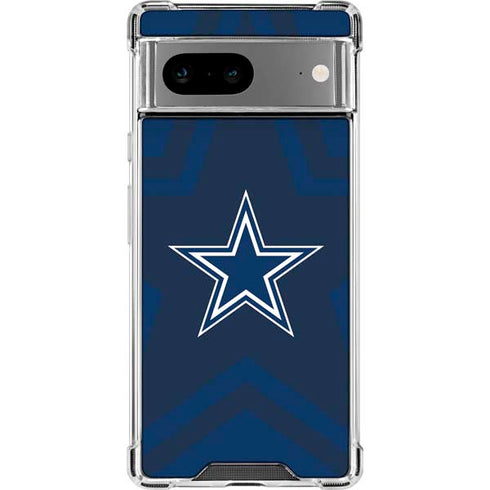 NFL Dallas Cowboys Double Vision Google Pixel 7a Clear Case